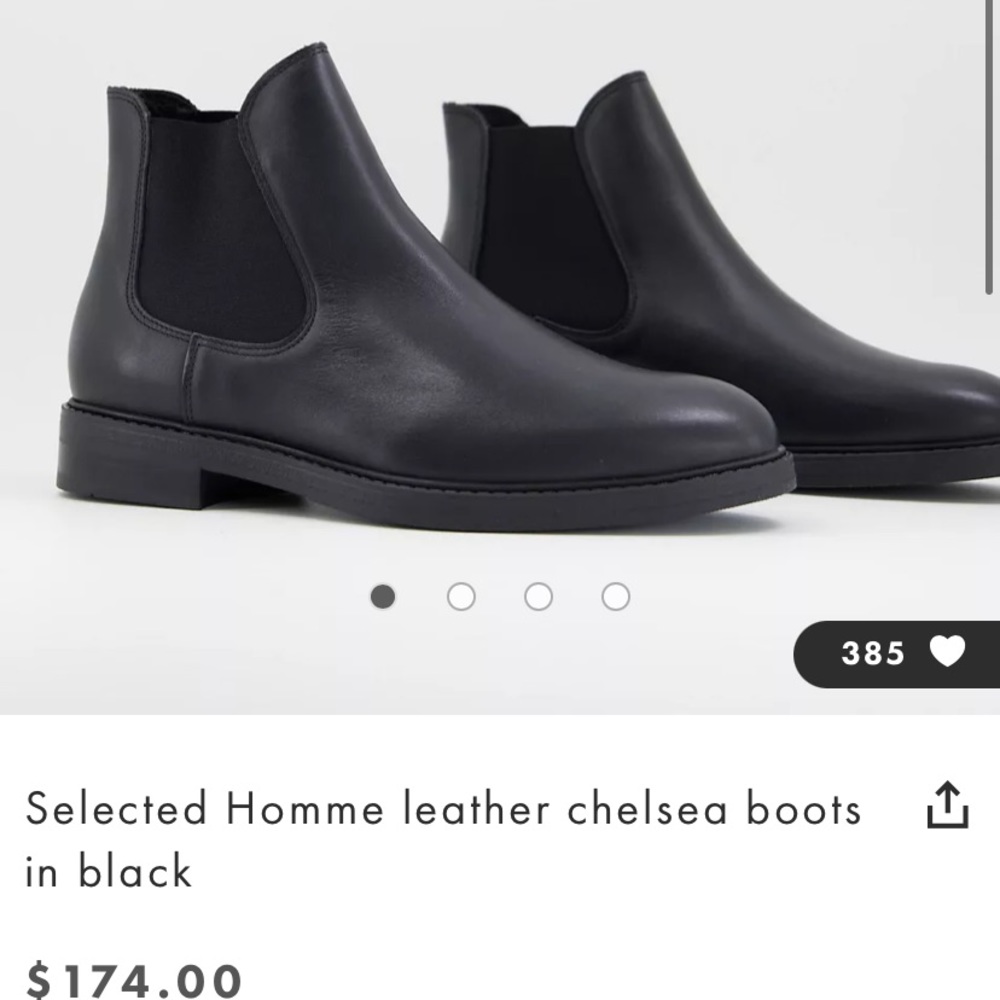 Men’s ASOS Chelsea booties
